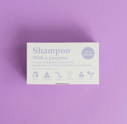Shampoo With A Purpose - Dry Or Damaged Shampoo/Conditioner Bar