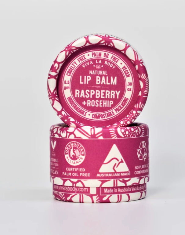 Viva La Body Lip Balm Raspberry & Rosehip