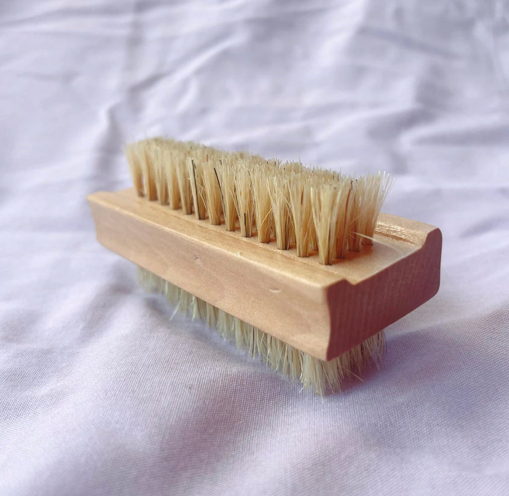 Double-Sided Bamboo Sisal Nail Brush
