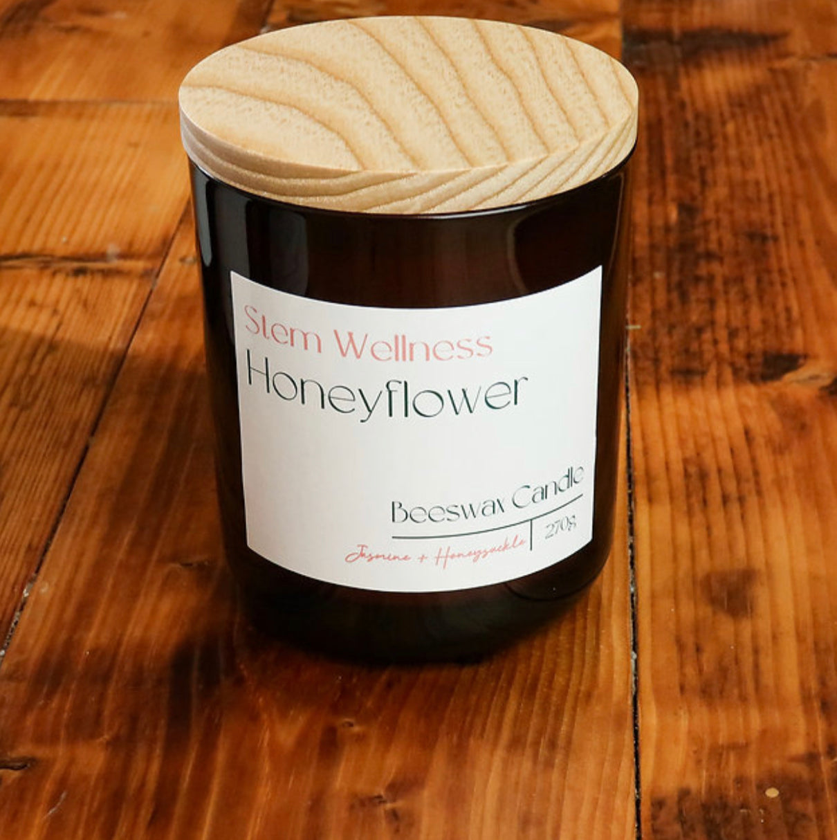 Honeyflower Beeswax Candle