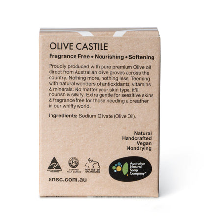 The Australian Natural Soap Company Olive Castile Soap