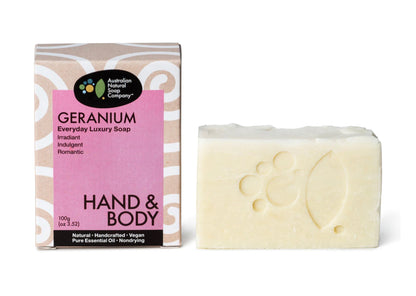 The Australian Natural Soap Company Geranium Soap