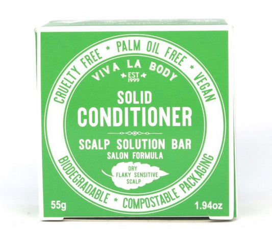 Viva La Body Solid Conditioner Bar - Dry Flaky Sensitive Scalp