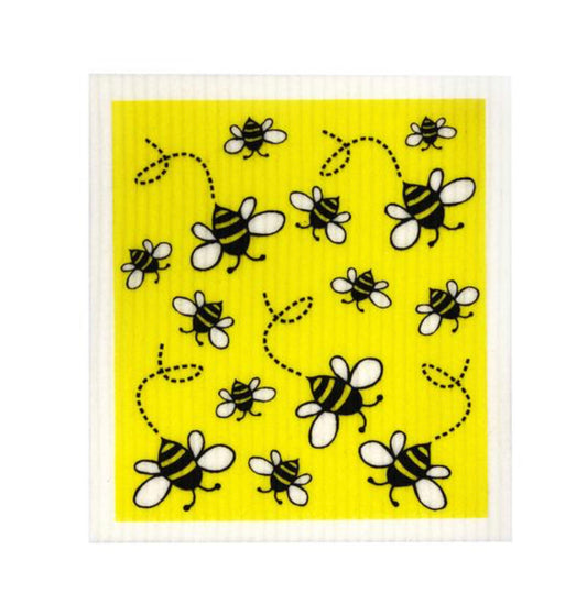 RetroKitchen Compostable Sponge -Bees