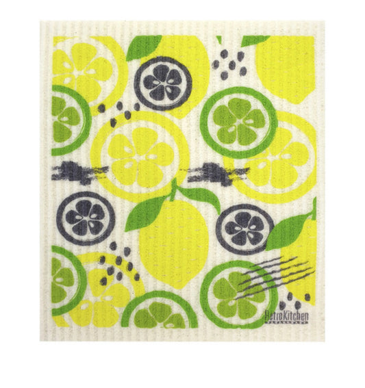 RetroKitchen Compostable Sponge - Lemons